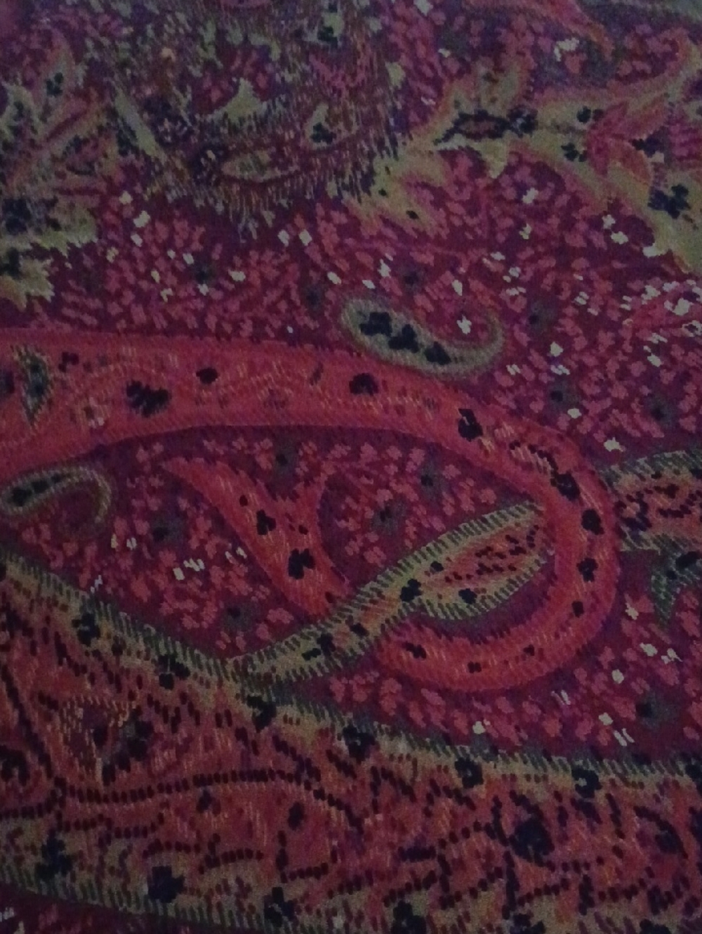 Anthracite 100% Silk Paisley Maxi Skirt Boho Gypsie Carefree Style - Picture 7 of 15